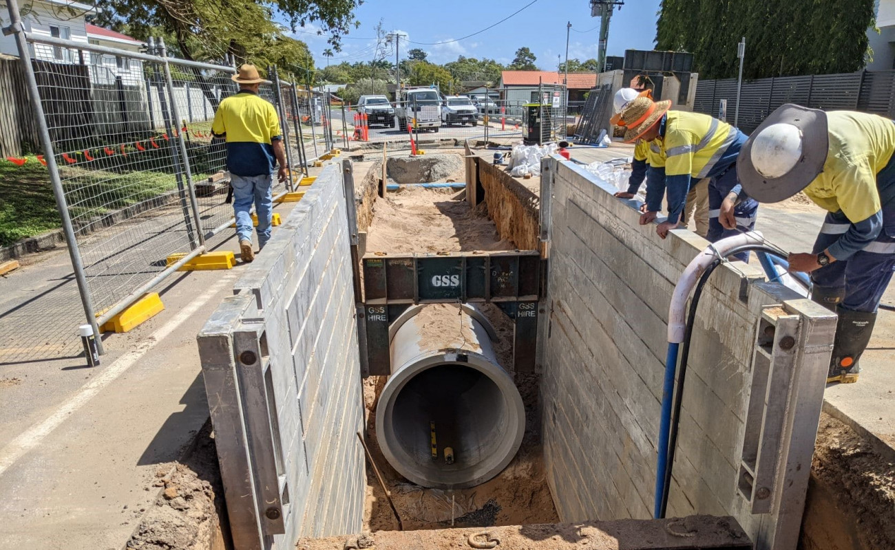 Shakespeare Street Pipework Upgrade, Mackay